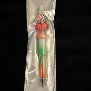 Colorful Gradient Beaded Pen
